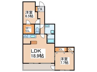 イルティモ－ネの物件間取画像